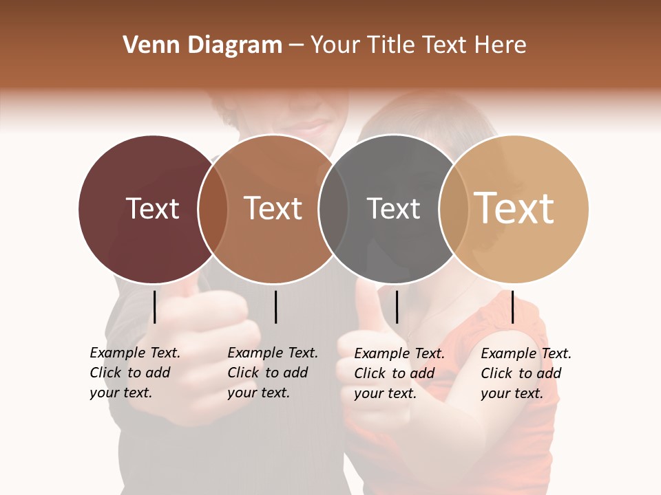 Female Finger Women PowerPoint Template