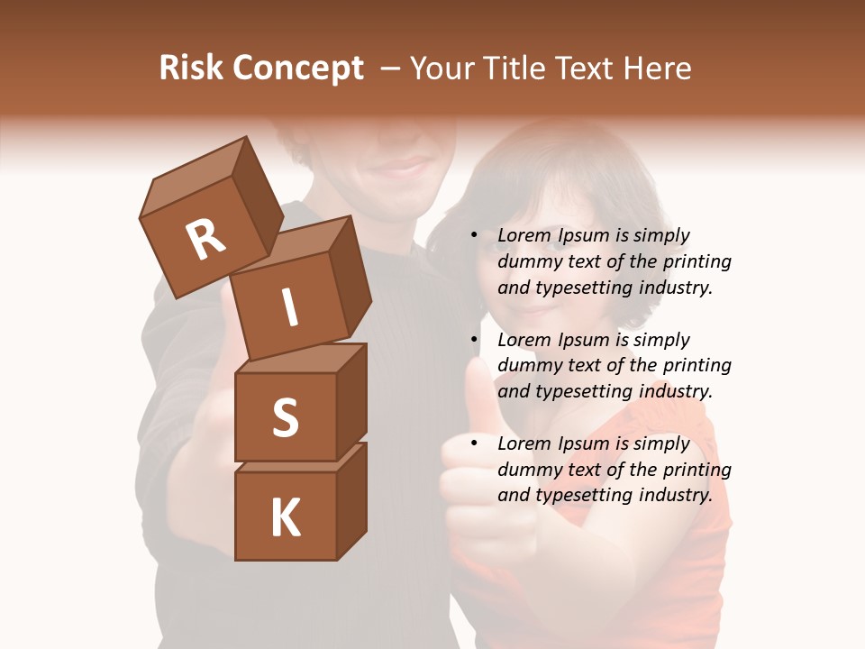 Female Finger Women PowerPoint Template