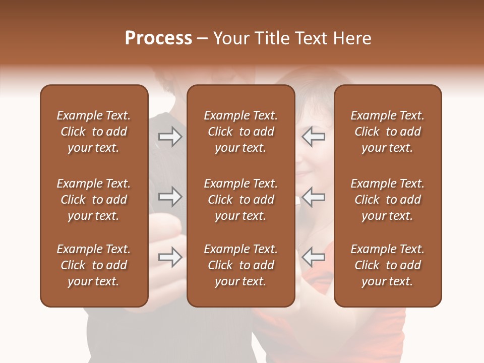 Female Finger Women PowerPoint Template