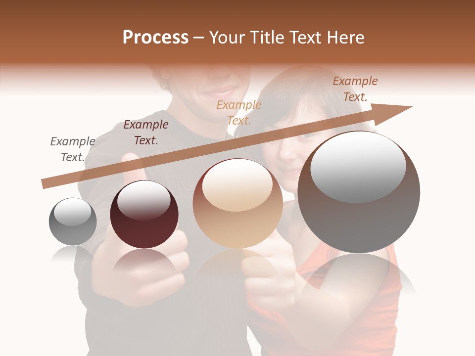 Female Finger Women PowerPoint Template