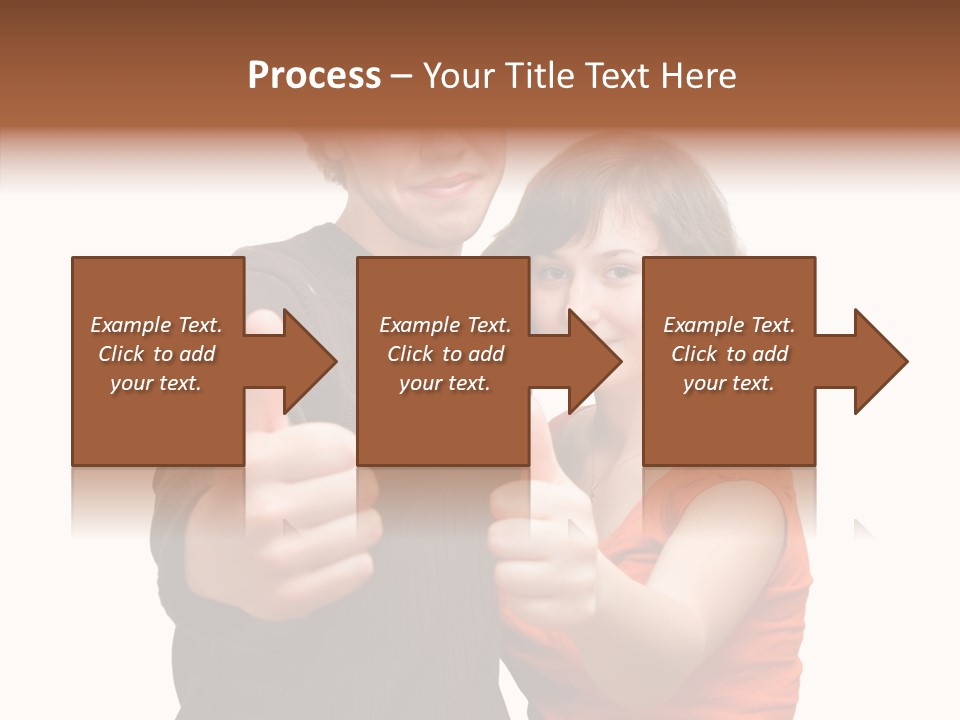 Female Finger Women PowerPoint Template