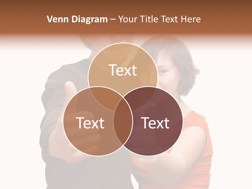 Female Finger Women PowerPoint Template