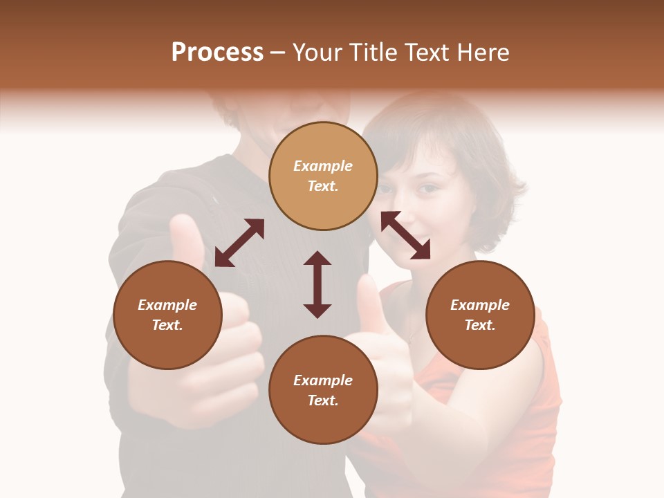 Female Finger Women PowerPoint Template