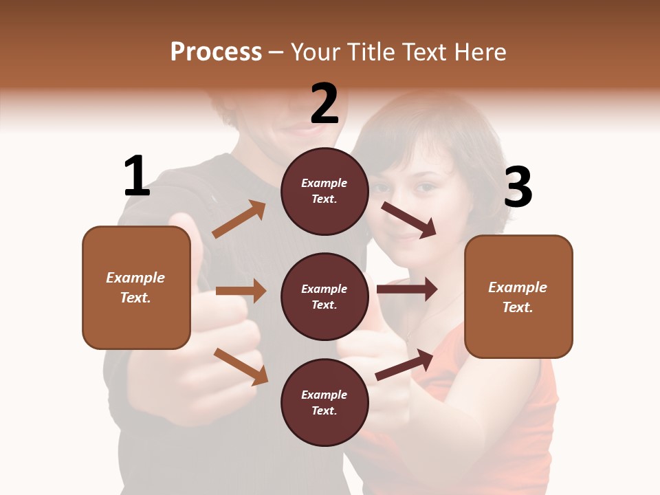 Female Finger Women PowerPoint Template