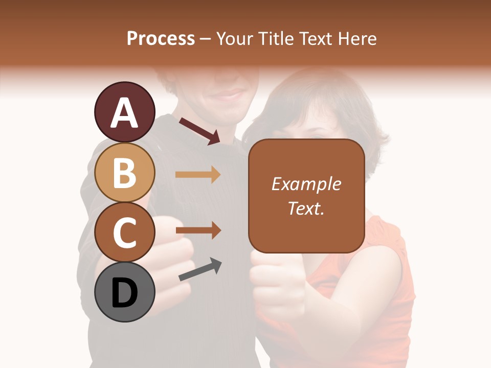 Female Finger Women PowerPoint Template