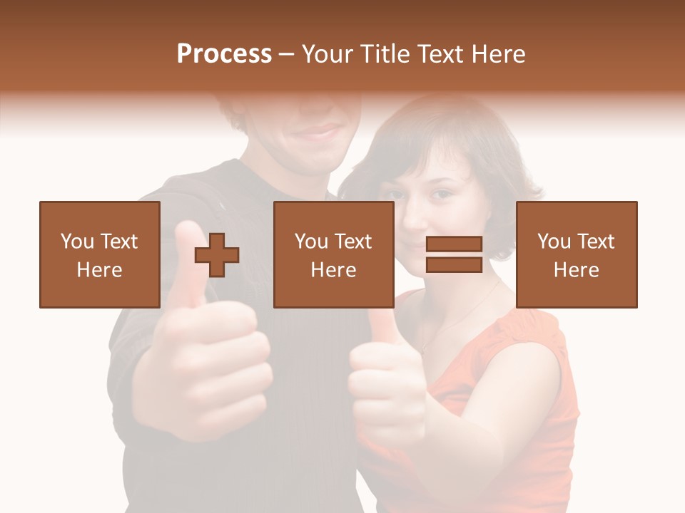 Female Finger Women PowerPoint Template