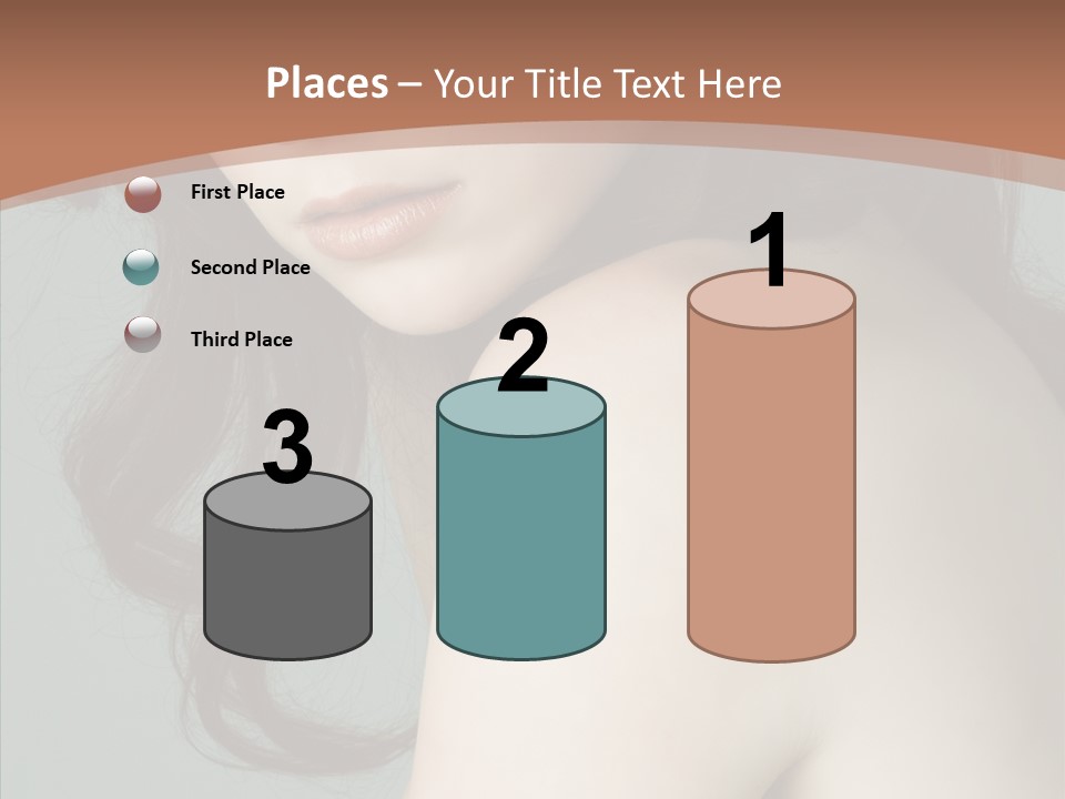 Purity Lips Hair PowerPoint Template