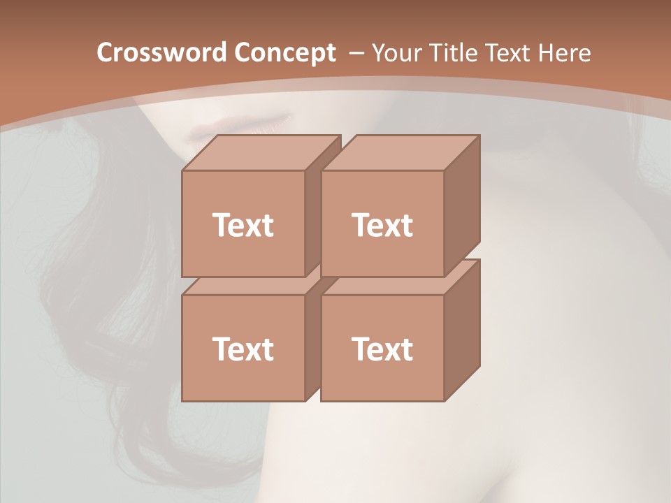 Purity Lips Hair PowerPoint Template