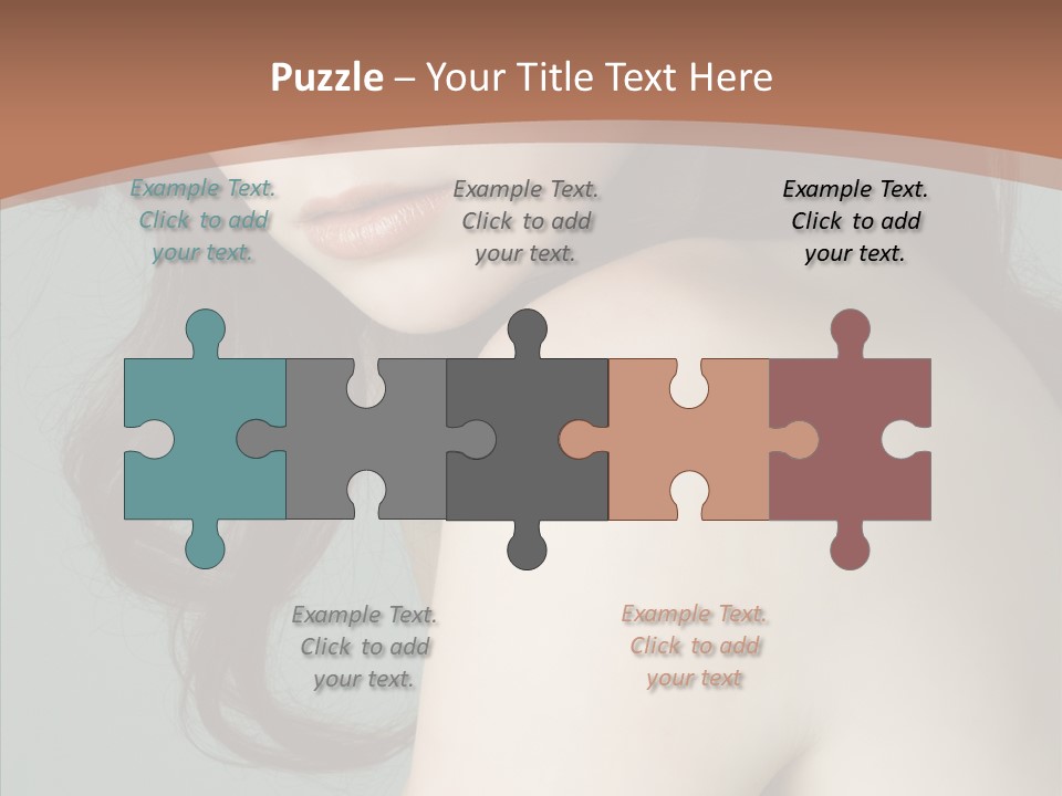 Purity Lips Hair PowerPoint Template