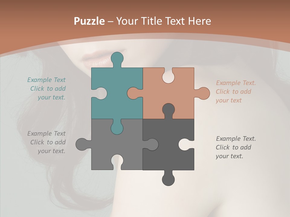 Purity Lips Hair PowerPoint Template