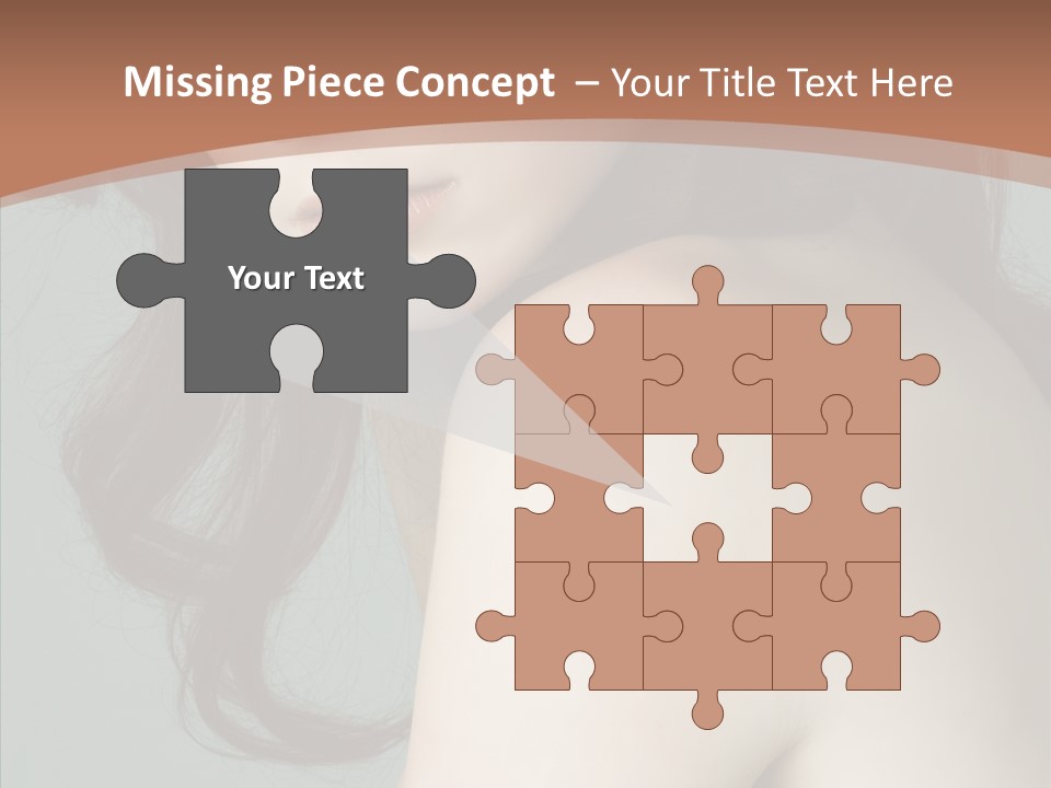 Purity Lips Hair PowerPoint Template