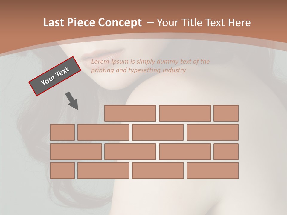 Purity Lips Hair PowerPoint Template