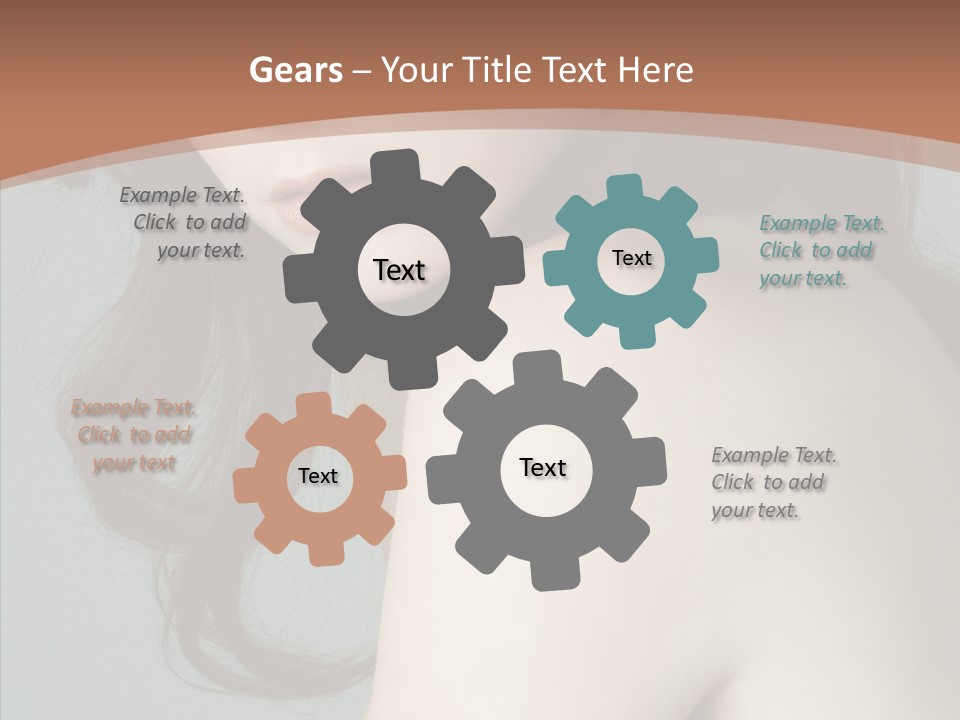 Purity Lips Hair PowerPoint Template