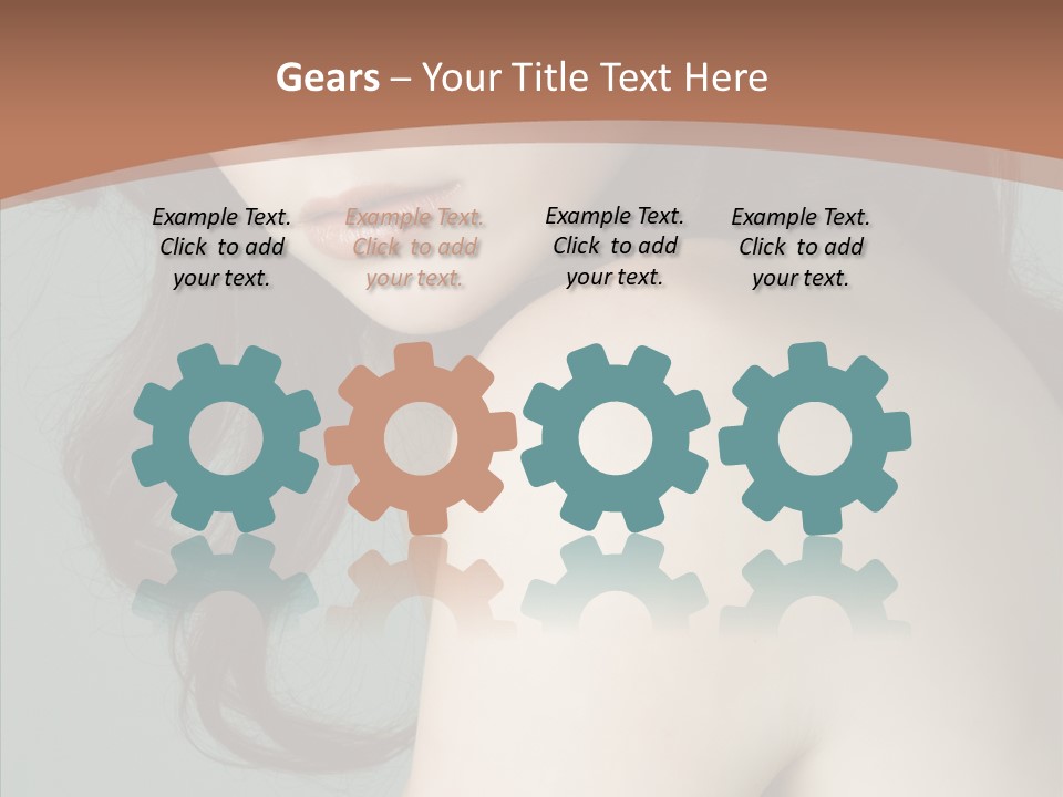 Purity Lips Hair PowerPoint Template