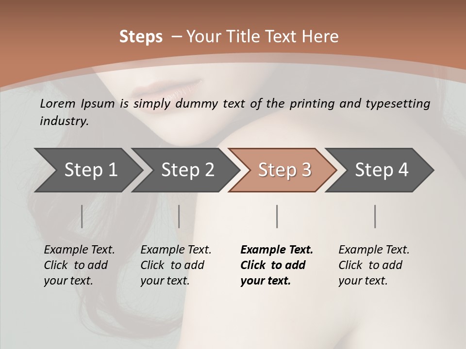 Purity Lips Hair PowerPoint Template