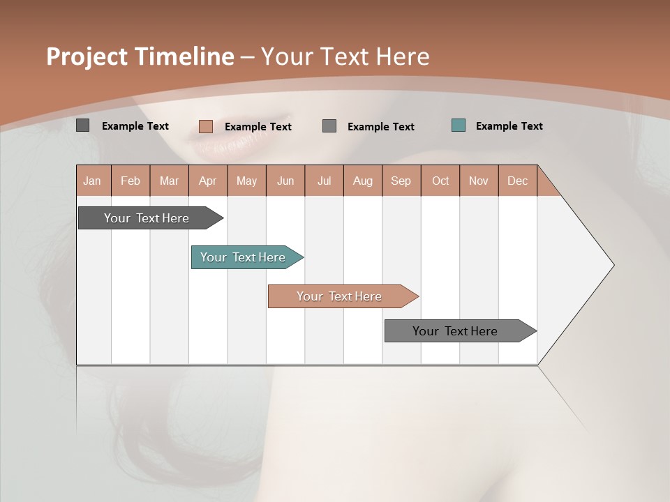 Purity Lips Hair PowerPoint Template