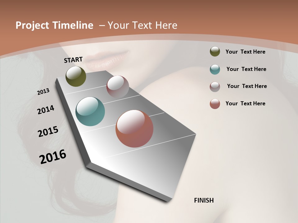 Purity Lips Hair PowerPoint Template