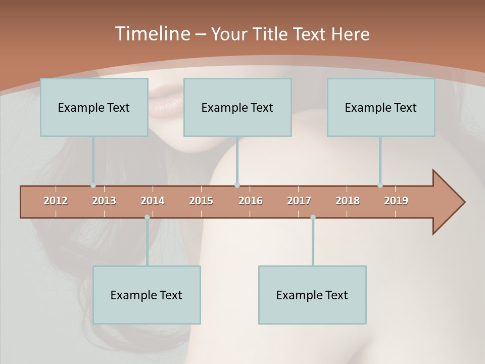 Purity Lips Hair PowerPoint Template