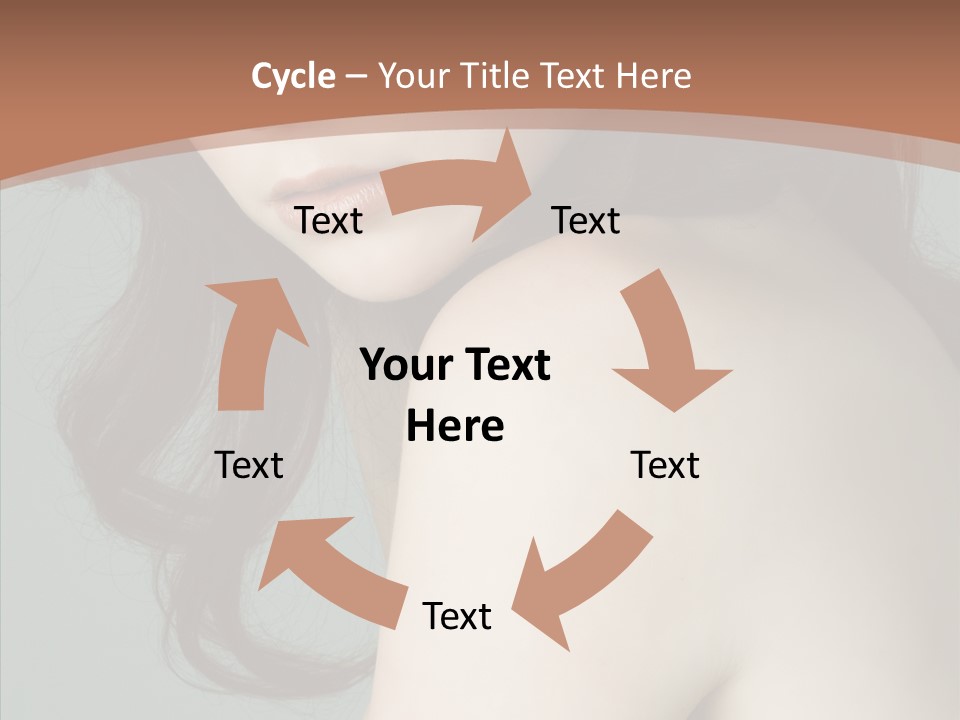 Purity Lips Hair PowerPoint Template