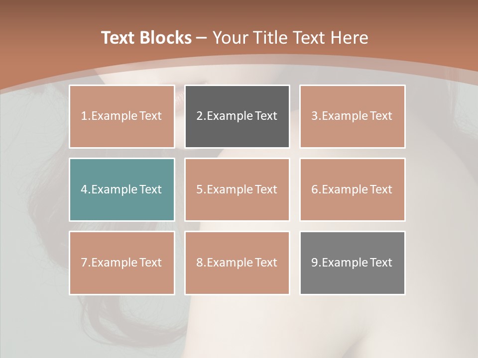 Purity Lips Hair PowerPoint Template