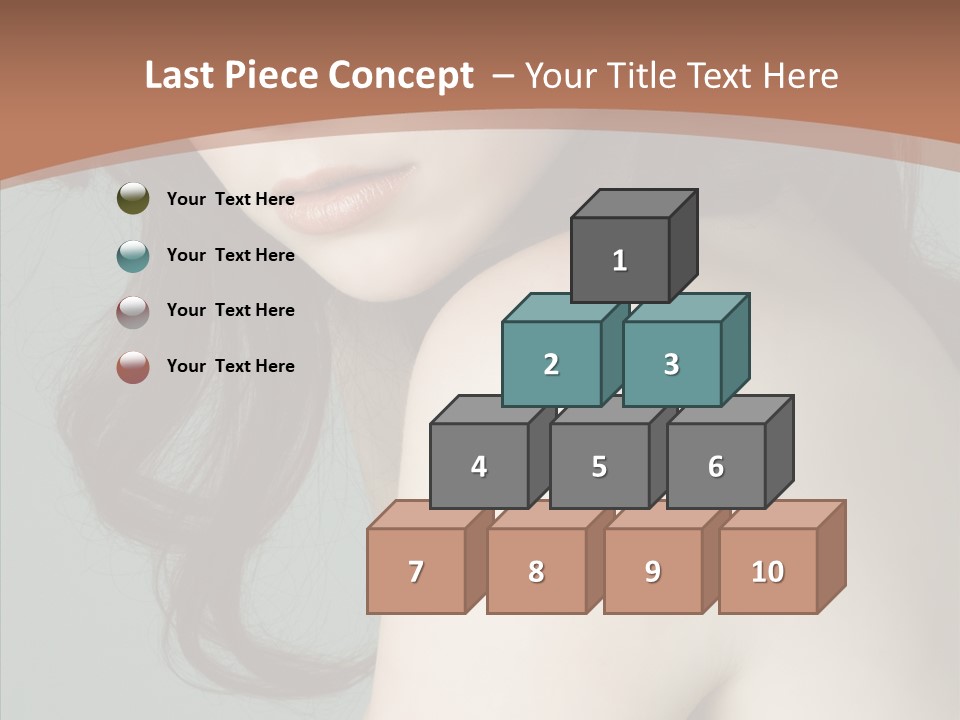 Purity Lips Hair PowerPoint Template