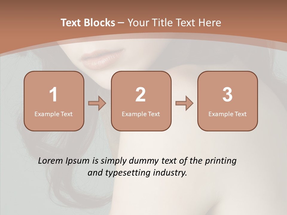 Purity Lips Hair PowerPoint Template