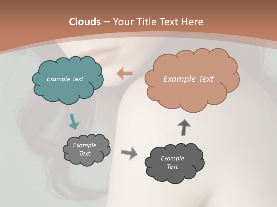 Purity Lips Hair PowerPoint Template