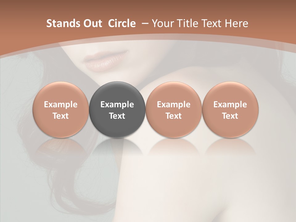 Purity Lips Hair PowerPoint Template