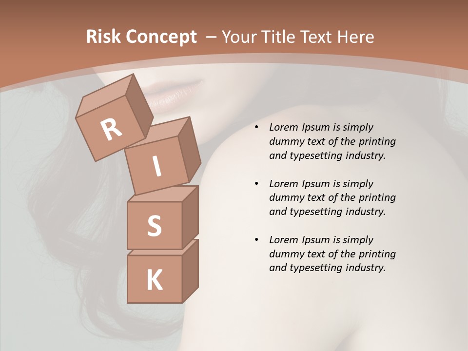 Purity Lips Hair PowerPoint Template