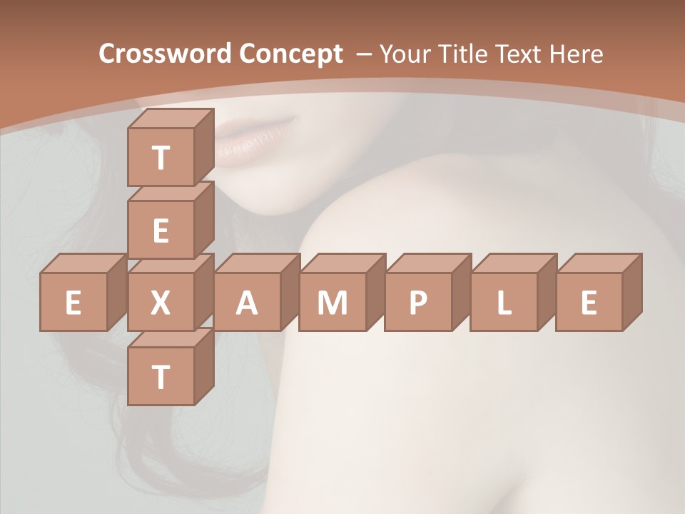 Purity Lips Hair PowerPoint Template