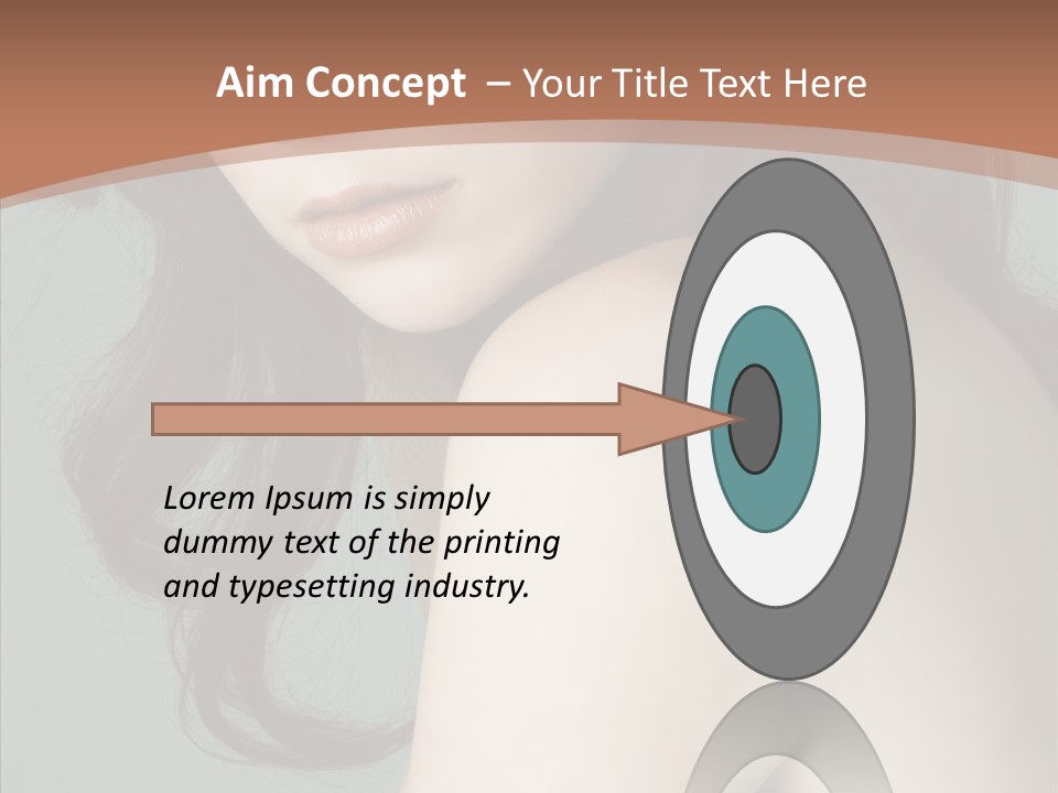 Purity Lips Hair PowerPoint Template