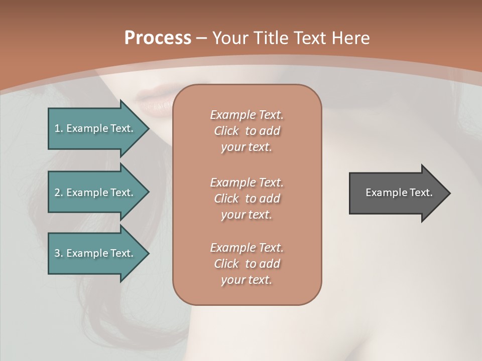 Purity Lips Hair PowerPoint Template