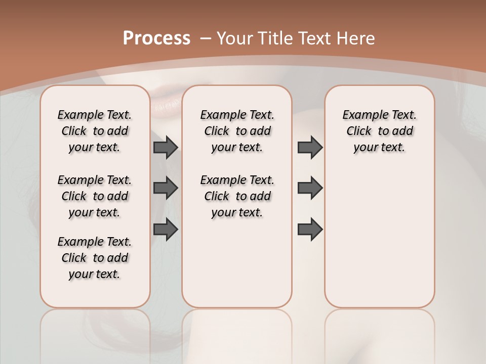 Purity Lips Hair PowerPoint Template