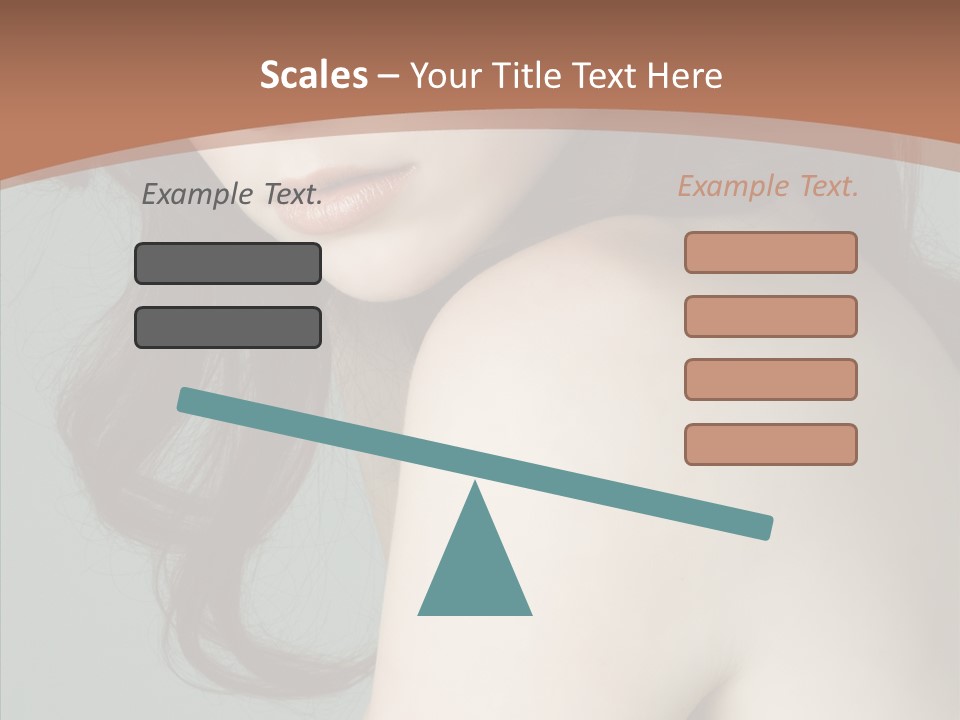 Purity Lips Hair PowerPoint Template