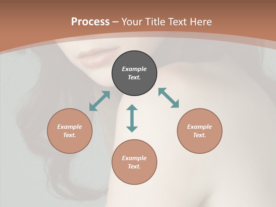 Purity Lips Hair PowerPoint Template