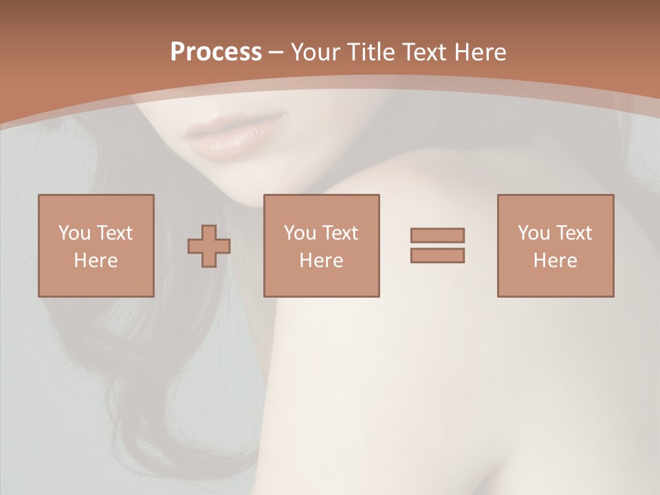 Purity Lips Hair PowerPoint Template
