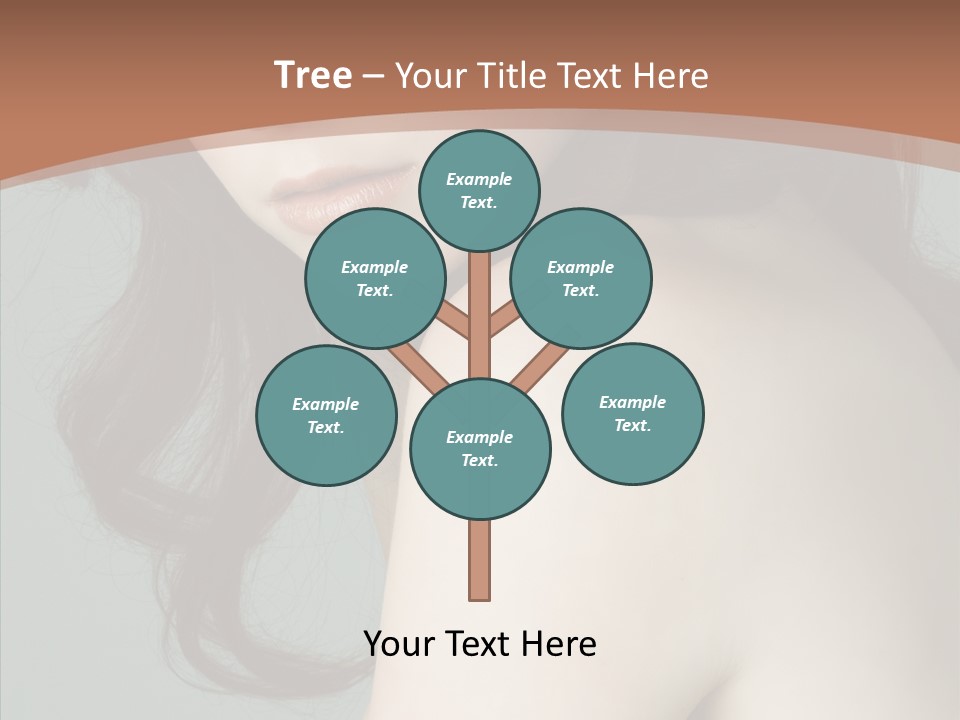 Purity Lips Hair PowerPoint Template