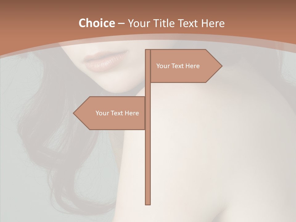 Purity Lips Hair PowerPoint Template