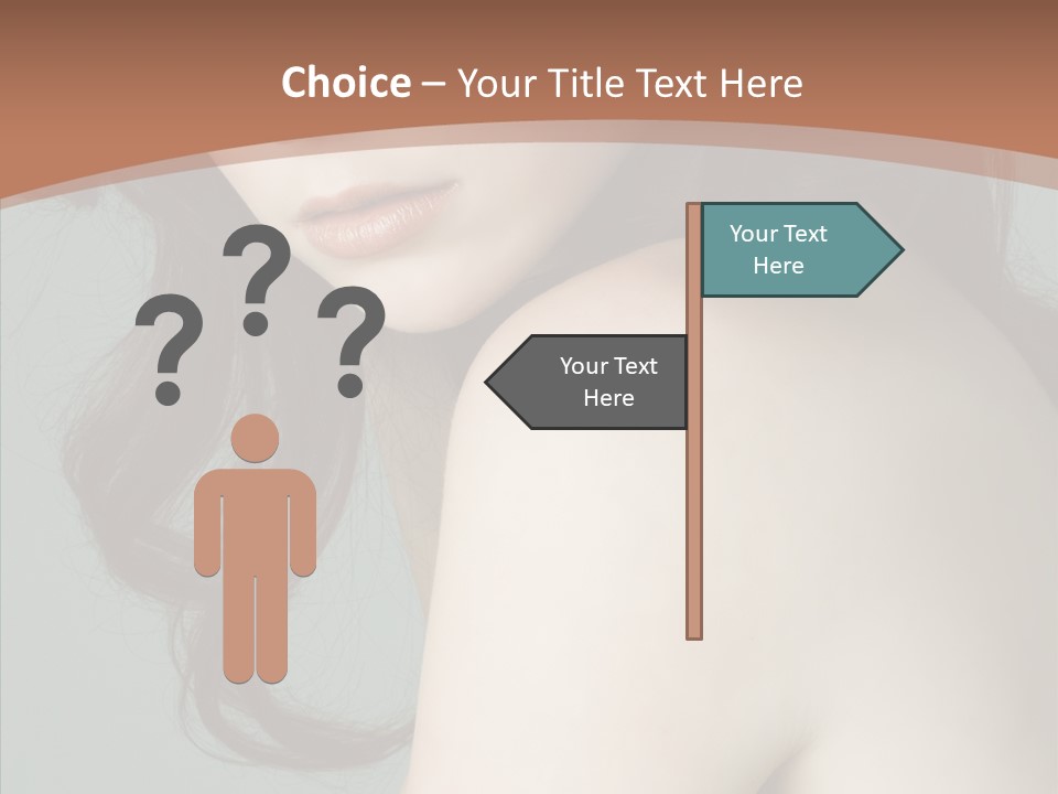 Purity Lips Hair PowerPoint Template