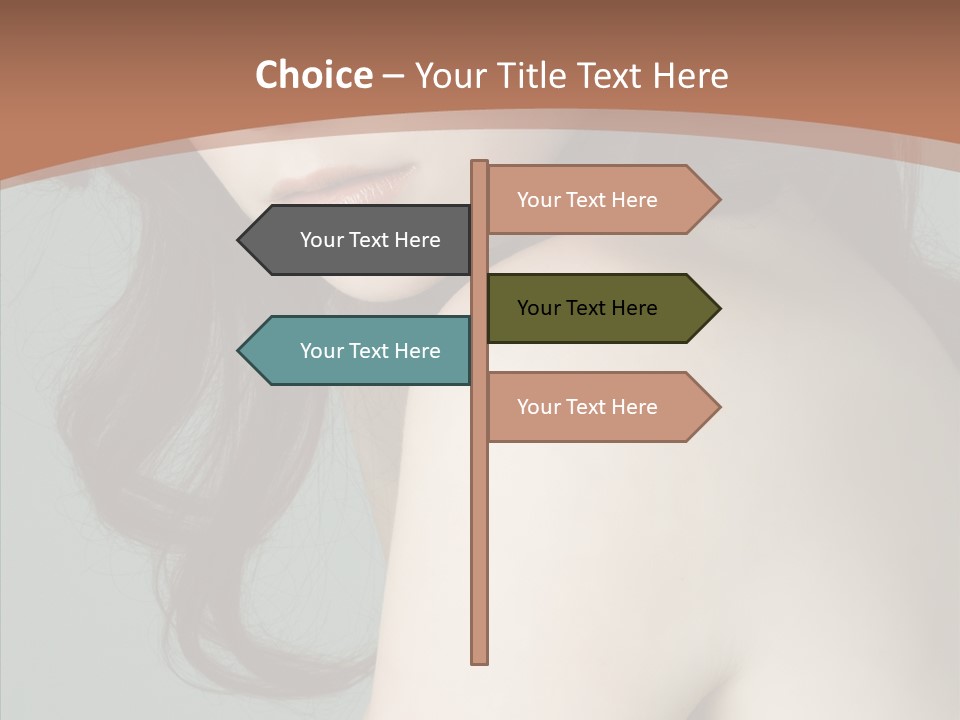 Purity Lips Hair PowerPoint Template