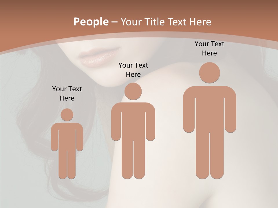 Purity Lips Hair PowerPoint Template