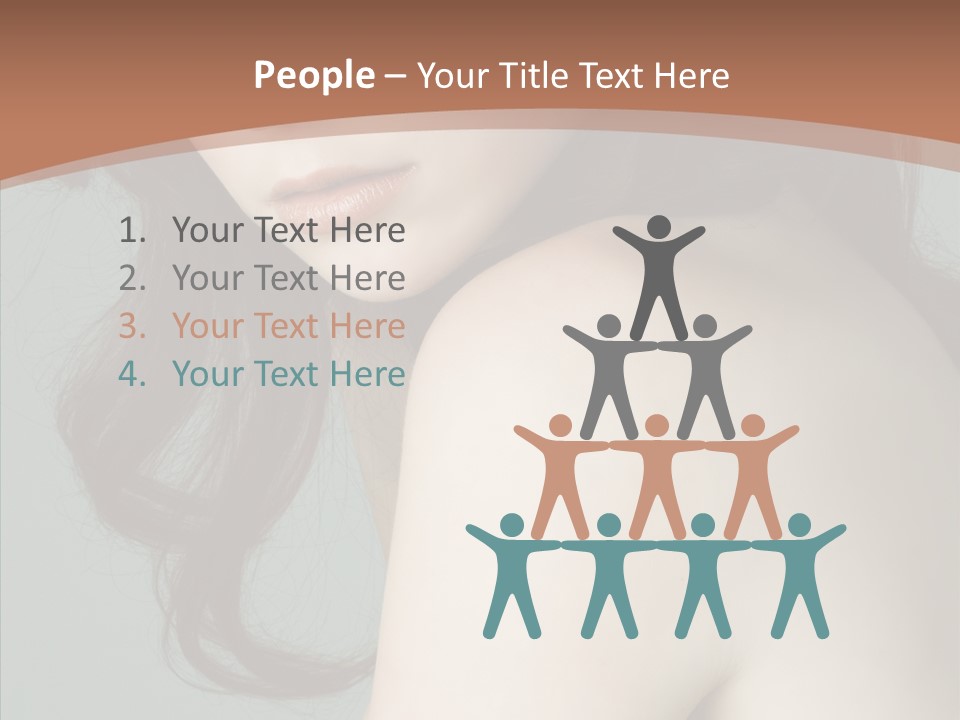 Purity Lips Hair PowerPoint Template