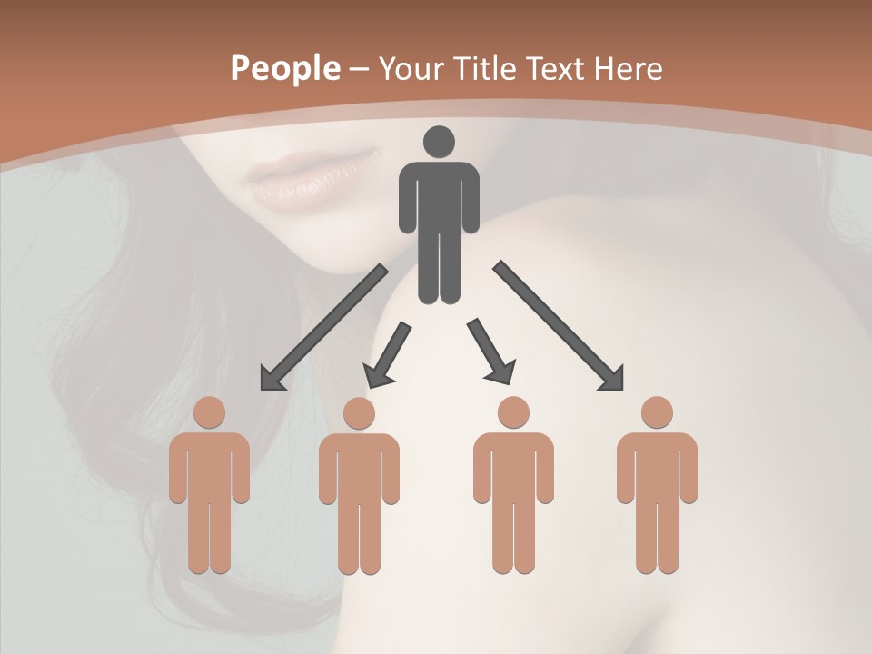 Purity Lips Hair PowerPoint Template