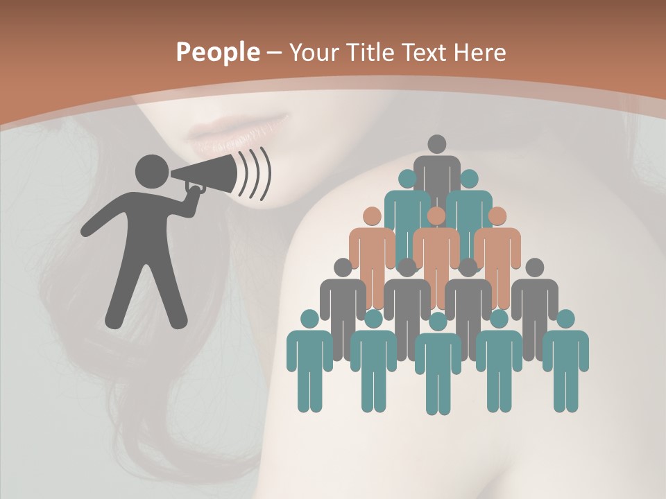 Purity Lips Hair PowerPoint Template