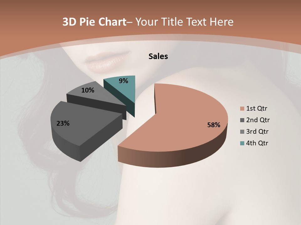 Purity Lips Hair PowerPoint Template