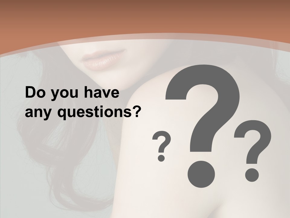 Purity Lips Hair PowerPoint Template