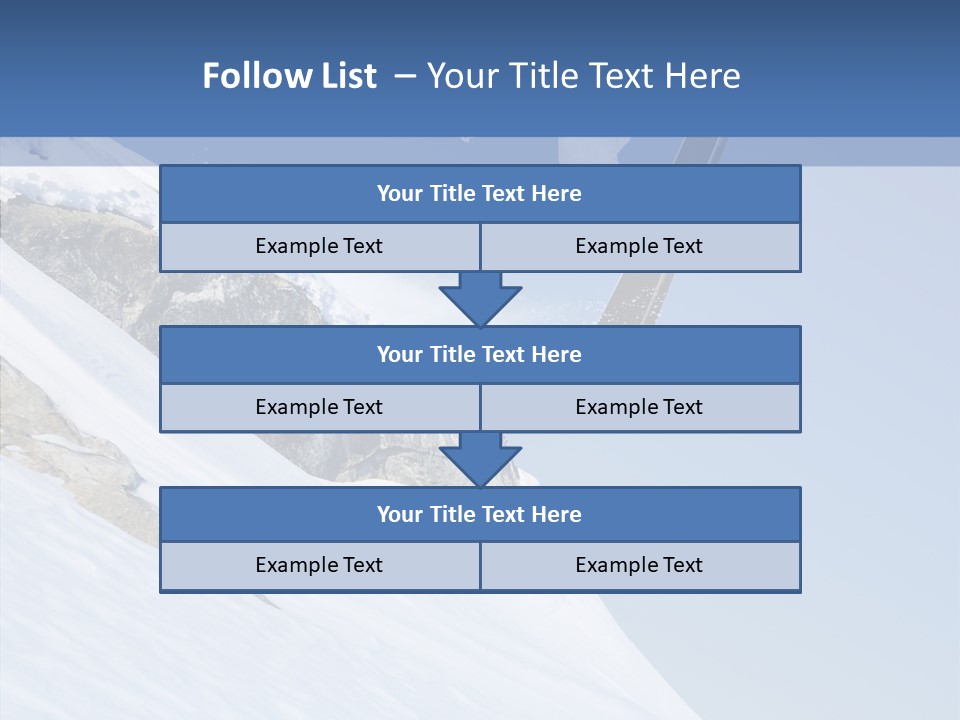 Resorts Board Outdoors PowerPoint Template