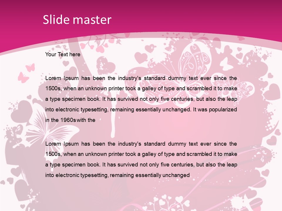 Writing Room Company PowerPoint Template