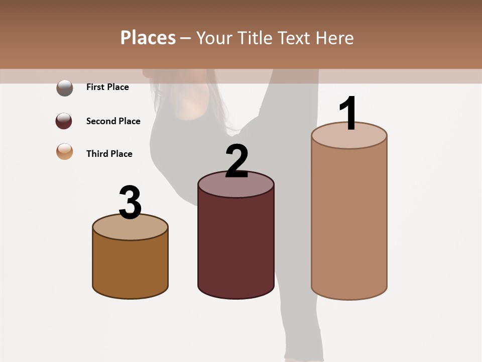 Gymnastic Performer Moving PowerPoint Template
