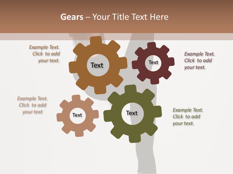 Gymnastic Performer Moving PowerPoint Template